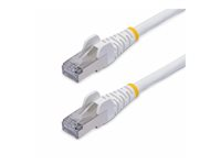 StarTech.com 12m White CAT8 Ethernet Cable, Snagless, S/FTP, 25G/40G - Patchkabel - RJ-45 (han) til RJ-45 (han) - 12 m - 5.6 mm - S/FTP - CAT 5/5e/6/6a/8 - IEEE 802.3bt/IEEE 802.3ba - knastfri, halogenfri - hvid NLWH-12M-CAT8-PATCH