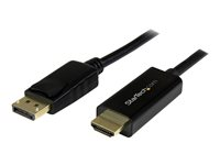 StarTech.com 3 m (10 ft.) DisplayPort to HDMI Adapter Cable - 4K 30Hz DP to HDMI Converter Cable - Computer Monitor Cable (DP2HDMM3MB) - Adapterkabel - DisplayPort han til HDMI han - 3 m - 4K support DP2HDMM3MB