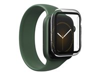ZAGG InvisibleShield Glass Elite 360 - Skærmbeskytter for smart watch - glas - rammefarve sort 200510449