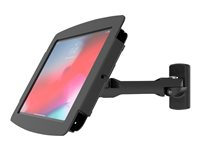 Compulocks iPad Pro 12.9" (3-6th Gen) Space Enclosure Swing Wall Mount - Indelukke - Anti-Theft - for tablet - låsbar - højglansaluminium - sort - skærmstørrelse: 12.9" - vægmonterbar, overflademonterbar, på disk - for Apple 12.9-inch iPad Pro (3. generation, 4. generation, 5. generation, 6. generation) 827B299PSENB