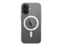 Apple - Bagsidecover til mobiltelefon - MagSafe-kompatibilitet - polykarbonat - klar - for iPhone 17 MGF24ZM/A