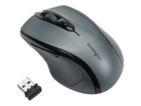 Kensington Pro Fit Mid-Size - Mus - højrehåndet - optisk - 5 knapper - trådløs - 2.4 GHz - trådløs modtager (USB) - grafitgrå K72423WW