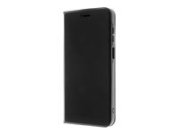 Insmat Easy - Flipomslag til mobiltelefon - polyurethan, pap+papir, termoplastisk polyuretan (TPU) - sort - for Samsung Galaxy A16, A16 5G 650-3310