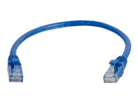 C2G Cat6 Booted Unshielded (UTP) Network Patch Cable - Patchkabel - RJ-45 (han) til RJ-45 (han) - 3 m - UTP - CAT 6 - formet, knastfri, strenget - blå 83389