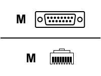 Cisco - ISDN PRI kabel - 15 pin D-Sub (DB-15) (han) til RJ-45 (han) - 3 m - for Cisco 4000, 7000 CAB-E1-PRI=