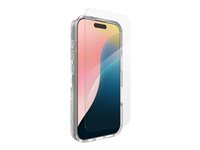 Zagg Luxe + Glass 360 - Bagsidecover til mobiltelefon - MagSafe-kompatibilitet - grafen - klar - med skærmbeskytter - for Apple iPhone 16 Pro 700515364