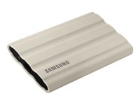 Samsung T7 Shield MU-PE2T0K - SSD - krypteret - 2 TB - ekstern (bærbar) - USB 3.2 Gen 2 (USB-C stikforbindelse) - 256-bit AES - beige MU-PE2T0K/EU