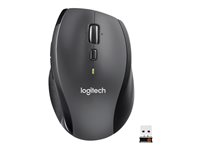 Logitech Marathon M705 - Mus - højrehåndet - laser - trådløs - 2.4 GHz - trådløs modtager (USB) 910-006034
