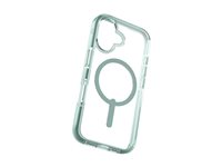 Zagg Santa Cruz Snap - Bagsidecover til mobiltelefon - MagSafe-kompatibilitet - grafen - grøn - for Apple iPhone 16 702315062