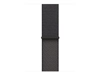 Apple - Løkke for smart watch - 40mm - 130 - 200 mm - mørkegrå - for Watch Hermès Series 7, Hermès Series 9, SE 3, Series 10, Series 11, Series 8, Series 9 MFFA4ZM/A