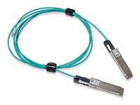 NVIDIA - Fiberkanal-kabel - QSFP56 (han) - 20 m - aktiv - sort 980-9I45R-00H020