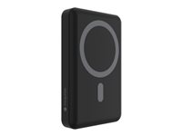 mophie snap+ - Trådløs power bank - 10000 mAh - 15 Watt (24 pin USB-C) - sort 401115582