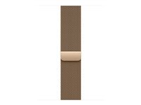 Apple - Løkke for smart watch - 46mm - M/L størrelse - guld - for Watch Hermès Series 9, SE 3, Series 10, Series 11, Series 8, Series 9, Ultra 2, Ultra 3 MGJ54ZM/A