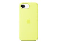 Apple - Bagsidecover til mobiltelefon - silicone - neongul - for iPhone 16e MGYW4ZM/A