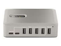 StarTech.com 10-Port USB-C Hub, 8x USB-A + 2x USB-C, Self-Powered w/ 65W Power Supply, USB 3.1 10Gbps Hub w/ BC1.2 Charging, Desktop/Laptop USB Hub with 3ft Locking USB-IF Certified Cable - USB Expansion Hub (10G8A2CS-USB-C-HUB) - Hub - 8 x USB 3.2 Gen 2 + 2 x USB-C 3.2 Gen 2 - desktop 10G8A2CS-USB-C-HUB