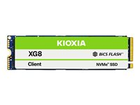 KIOXIA XG8 Series KXG80ZN84T09 - SSD - 4096 GB - intern - M.2 2280 (dobbeltsidet) - PCIe 4.0 x4 (NVMe) KXG80ZN84T09
