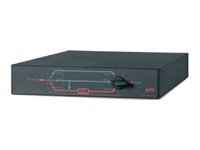 APC Service Bypass Panel - Bypass-omskifter (rackversion) - AC 230 V - output-stikforbindelser: 4 - 2U - 19" - sort - for Symmetra 4KVA, 6kVA SBP6KRMI2U