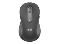 Logitech Signature M650 L LEFT - Mus - stor størrelse - venstrehåndet - optisk - 5 knapper - trådløs - 2.4 GHz, Bluetooth - Logitech Logi Bolt USB-modtager - grafit 910-006239