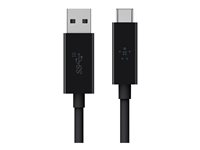 Belkin 3.1 USB-A to USB-C Cable - USB-kabel - USB Type A (han) til USB-C (han) - USB 3.1 - 91.4 cm - sort F2CU029BT1M-BLK