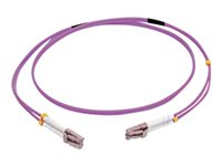 C2G 7m LC/LC OM4 LSZH Fibre Patch - Purple - Patchkabel - LC multimodus (han) til LC multimodus (han) - 7 m - 7 m. - fiberoptik - duplex - 50 / 125 my - OM4 - lilla 81753