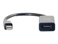 C2G 8in Mini DisplayPort Male to HDMI Female Passive Adapter Converter - 4K 30Hz - Videoadapter - Mini DisplayPort han til HDMI hun - 20.3 cm - sort - 4K support, passiv 84430