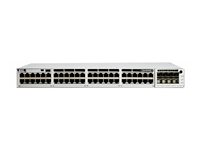 Cisco Catalyst 9300 - Network Essentials - switch - L3 - Administreret - 48 x 10/100/1000 (PoE+) - monterbar på stativ - PoE+ (437 W) C9300-48P-E