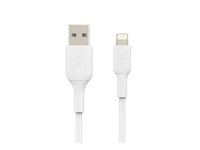 Belkin BoostCharge - Lightning-kabel - Lightning han til USB han - 15 cm - hvid CAA001BT0MWH