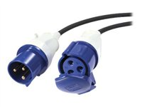 APC Modular IT Power Distribution Cable Extender - Forlængerkabel til strøm - IEC 60309 16A (han) til IEC 60309 16A (hun) - AC 230 V - 9.6 m - for P/N: SY16K48H-PDNB, SY32K48H-PDNB, SY48K48H-PDNB, SY64K96H-NB, SY96K160H-NB, SY96K96H-NB PDX316IEC-960