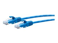 C2G 4ft (1.2m) Cat6a Snagless Unshielded (UTP) Slim Ethernet Network Patch Cable - Blue - Patchkabel - RJ-45 (han) til RJ-45 (han) - 1.2 m - 4.8 mm - UTP - CAT 6a - knastfri, formet - blå C2G30128