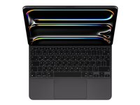 Apple Magic Keyboard - Tastatur og folio-kasse - med trackpad - bagbelyst - Apple Smart connector - QWERTY - dansk - sort - for Apple 13-inch iPad Pro M4 Wi-Fi, M4 Wi-Fi + Cellular MWR53DK/A