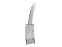 C2G Cat5e Booted Shielded (STP) Network Patch Cable - Patchkabel - RJ-45 (han) til RJ-45 (han) - 20 m - STP - CAT 5e - formet - grå 83757