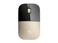HP Z3700 - Mus - blå LED - trådløs - 2.4 GHz - trådløs modtager (USB) - guld X7Q43AA