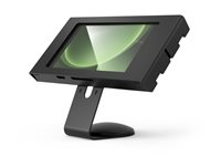 Compulocks Galaxy Tab Active 3/5 8" Apex Enclosure Core Stand - Stativ - eksponeret front/bagsidekamera og sensorer - for tablet - låsbar - metalramme - sort - skærmstørrelse: 8" - vægmonterbar, disk - for Samsung Galaxy Tab Active3, Tab Active5 111B80GAPXB
