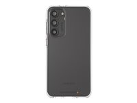 Gear4 Crystal Palace - Bagsidecover til mobiltelefon - polykarbonat, termoplastisk polyuretan (TPU), RepelFlex-belægning, D3O Crystalex - klar - for Samsung Galaxy S23+ 702010920