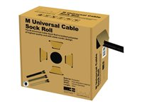 Multibrackets M Universal Cable Sock Roll 55 mm x 50 m - Kabelorganisator - sort 7350022732520