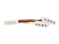 C2G "Y" Cable - Strøm-splitter - 4-PIN intern strøm (han) til 4-PIN intern strøm (hun) 81849