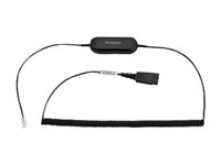Jabra GN1218 AC Attenuation - Kabel til hovedsæt - Quick Disconnect stik - 2 m - for Cisco IP Phone 78XX, 88XX; BIZ 1500, 2300, 2400 88011-102