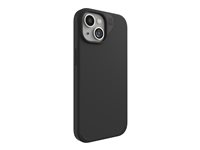 ZAGG Manhattan Snap - Bagsidecover til mobiltelefon - MagSafe-kompatibilitet - silicone - sort - for Apple iPhone 13, 14, 15 702312676