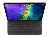 Apple Smart - Tastatur og folio-kasse - Apple Smart connector - QWERTY - dansk - for 10.9-inch iPad Air (4th generation, 5th generation); 11-inch iPad Pro (1st generation, 2nd generation, 3rd generation) MXNK2DK/A