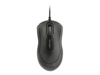 Kensington Mouse-in-a-Box USB - Mus - højre- og venstrehåndet - optisk - 3 knapper - kablet - USB - sort - detailsalg K72356EU