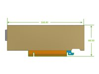 NVIDIA ConnectX-8 C8180 - netværksadapter - PCIe 6.0 x16 - 800Gb Infiniband OSFP x 1 900-9X81E-00EX-ST0