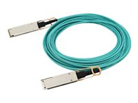 HPE Aruba - 100GBase-AOC direkte påsætningskabel - QSFP28 (han) til QSFP28 (han) - 7 m - 7 m. - fiberoptik - aktiv - for HPE Aruba 8325-32C, 8325-48Y8C; CX 10000 Empty Chassis, 8360-12C V2, 8360-16Y2C V2 R0Z27A