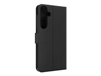 iFrogz Defence - Beskyttende kasse flipomslag til mobiltelefon - læder - sort - for Samsung Galaxy S24+ 302013691