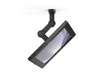 Compulocks Galaxy Tab A9+ Apex Enclosure Swing Wall Mount - Monteringssæt (indelukke, drejelig arm) - svingarm - for tablet - låsbar - metalramme - sort - vægmonterbar - for Samsung Galaxy Tab A9+ 827B11GAPX9B