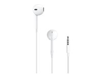 Apple EarPods - Øreproptelefoner med mik. - ørespids - kablet - 3,5 mm jackstik MWU53ZM/A