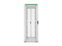 APC NetShelter SX Gen 2 - Rack kabinet - 1991 H x 750W x 1200D mm, med Sides - gulvstående - hvid - 42U - 19" - TAA-kompatibel AR3350W2
