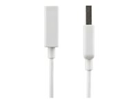 StarTech.com 1m White USB 2.0 Extension Cable Cord - A to A - USB Male to Female Cable - 1x USB A (M), 1x USB A (F) - White, 1 meter (USBEXTPAA1MW) - USB forlængerkabel - USB (hun) til USB (han) - USB 2.0 - 1 m - formet - hvid - for P/N: MSDREADU2OTG, USBEXTPAA2MW, USBEXTPAA3MW, USBPAUB1MW, USBPAUB2MW, USBPAUB50CMW USBEXTPAA1MW