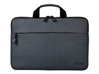 PORT Belize Toploading - Hylster til notebook - 15.6" - grå 110200
