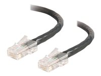C2G Cat5e Non-Booted Unshielded (UTP) Network Crossover Patch Cable - Krydskabel - RJ-45 (han) til RJ-45 (han) - 3 m - UTP - CAT 5e - strenget, uniboot - sort 83318