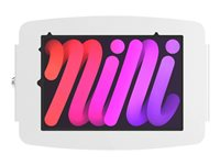 Compulocks iPad Mini 8.3" Space Enclosure Wall Mount - Indelukke - for tablet - låsbar - højglansaluminium - hvid - skærmstørrelse: 8.3" - monteringsgrænseflade: 100 x 100 mm - vægmonterbar - for Apple iPad mini (6. generation), A17 Pro Wi-Fi, A17 Pro Wi-Fi + Cellular 830IPMSW